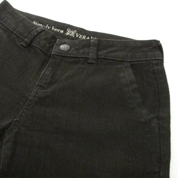 ππ SIMPLY VERA β VINTAGE VERA WANG BLACK JEANS β SIZE 2 β NWOT ππ - Picture 14 of 16